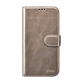 TUNIQ TUNIQ iPhone 16 Pro Book type case - Card holder for 3 cards - with removable magnetic cover - Gold