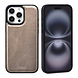 TUNIQ TUNIQ iPhone 16 Pro Max Book type case - Card holder for 3 cards - with removable magnetic cover - Gold TUNIQ TUNIQ iPhone 16 Pro Max Book type case - Card holder for 3 cards - with removable magnetic cover - Gold
