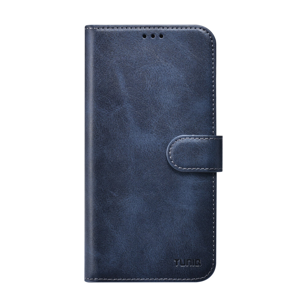 TUNIQ TUNIQ iPhone 16 Pro Max Book-Case hul - Kartenhalter für 3 Karten - mit Abnehmbarer magnetische Hülle - Blau TUNIQ TUNIQ iPhone 16 Pro Max Book-Case hul - Kartenhalter für 3 Karten - mit Abnehmbarer magnetische Hülle - Blau