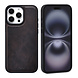TUNIQ TUNIQ iPhone 16 Pro Max Book type case - Card holder for 3 cards - with removable magnetic cover - Brown TUNIQ TUNIQ iPhone 16 Pro Max Book type case - Card holder for 3 cards - with removable magnetic cover - Brown