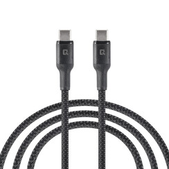TUNIQ câble de charge rapide - USB C vers USB C, 1 m, noir