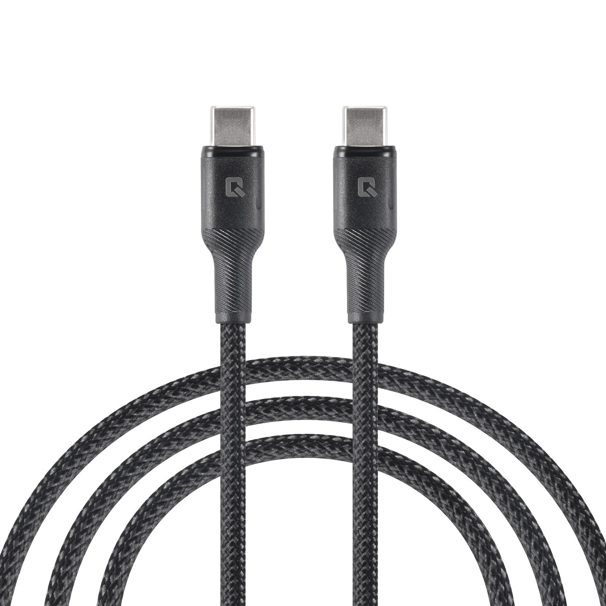 TUNIQ TUNIQ USB-C naar USB-C Kabel 100cm - Snelle oplaadkabel - Zwart
