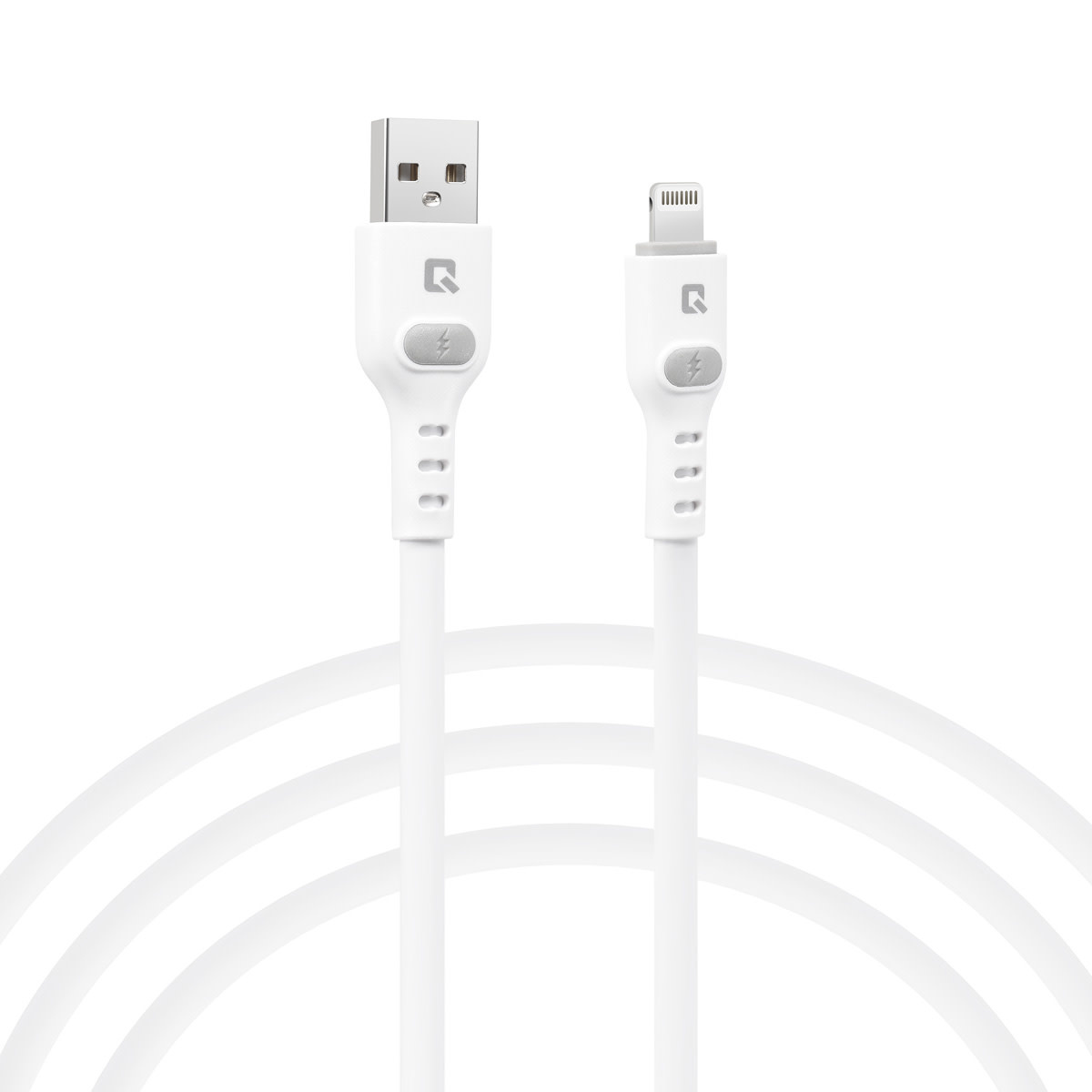 TUNIQ TUNIQ USB-A naar Lightning Kabel 100cm - Snelle oplaadkabel - Wit