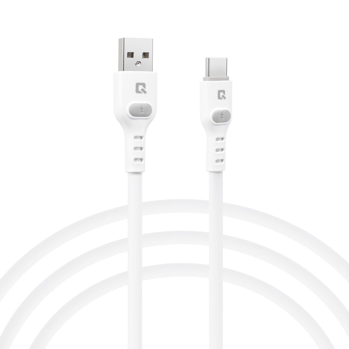 TUNIQ TUNIQ USB-A naar USB-C Kabel 100cm - Snelle oplaadkabel - Wit