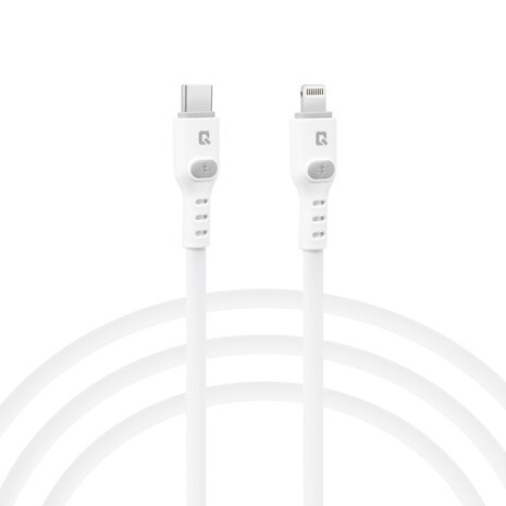 TUNIQ TUNIQ Câble de charge rapide - USB-C vers Lightning Câble 100cm - Blanc TUNIQ TUNIQ Câble de charge rapide - USB-C vers Lightning Câble 100cm - Blanc