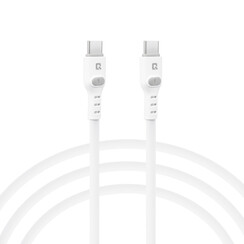 TUNIQ USB-C to USB-C Cable 100cm - Fast charging cable - White