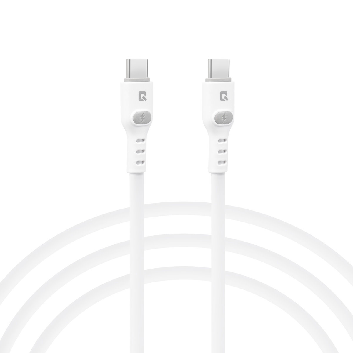 TUNIQ TUNIQ USB-C naar USB-C Kabel 100cm - Snelle oplaadkabel - Wit