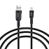 TUNIQ USB-A zu Lightning Kabel 100cm - Schnellladekabel - Schwarz TUNIQ USB-A zu Lightning Kabel 100cm - Schnellladekabel - Schwarz