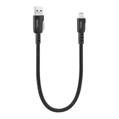 TUNIQ USB-A naar Lightning Kabel 30cm - Snelle oplaadkabel - Zwart