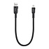 TUNIQ Câble de charge rapide - USB-A vers Lightning Câble 30cm - Noir TUNIQ Câble de charge rapide - USB-A vers Lightning Câble 30cm - Noir