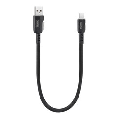 TUNIQ USB-A to USB-C Cable 30cm - Fast charging cable - Black