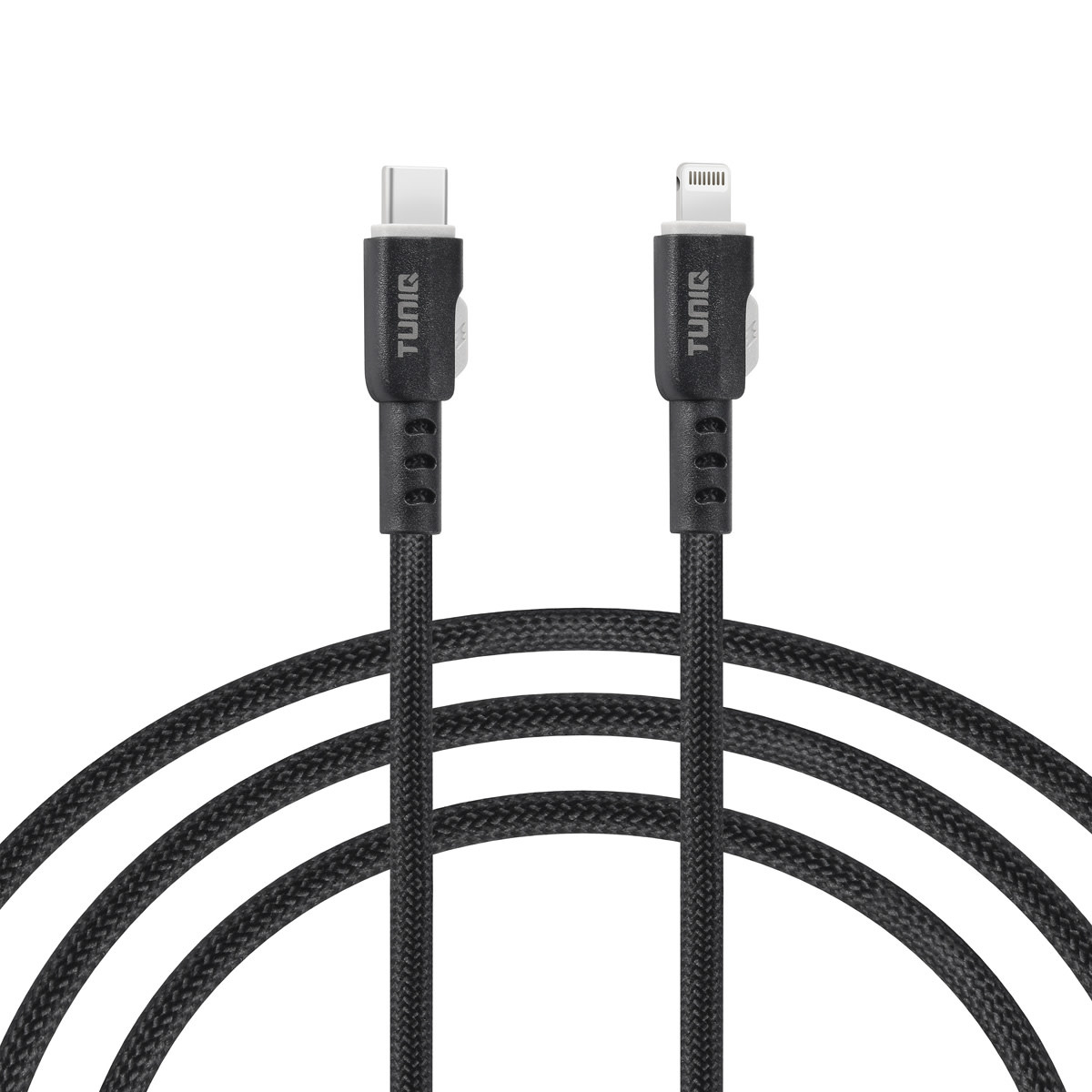 TUNIQ TUNIQ USB-C naar Lightning Kabel 100cm- Snelle oplaadkabel - Zwart