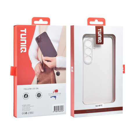 TUNIQ TUNIQ Galaxy S24 FE Back cover case - Transparent TUNIQ TUNIQ Galaxy S24 FE Back cover case - Transparent