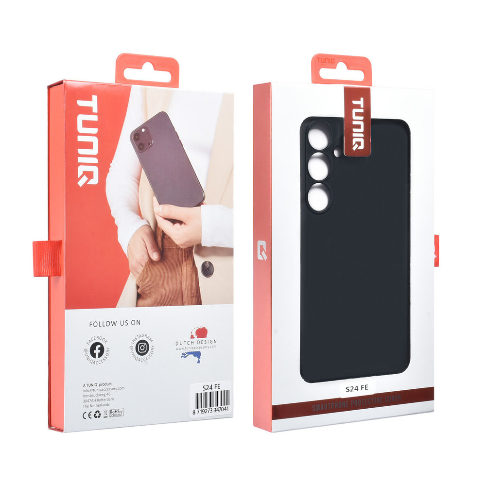 TUNIQ TUNIQ Galaxy S24 FE Back cover coque - Noir TUNIQ TUNIQ Galaxy S24 FE Back cover coque - Noir