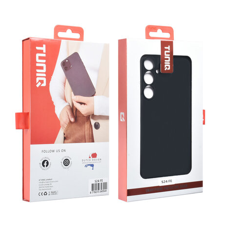 TUNIQ TUNIQ Galaxy S24 FE Back cover coque - Noir TUNIQ TUNIQ Galaxy S24 FE Back cover coque - Noir