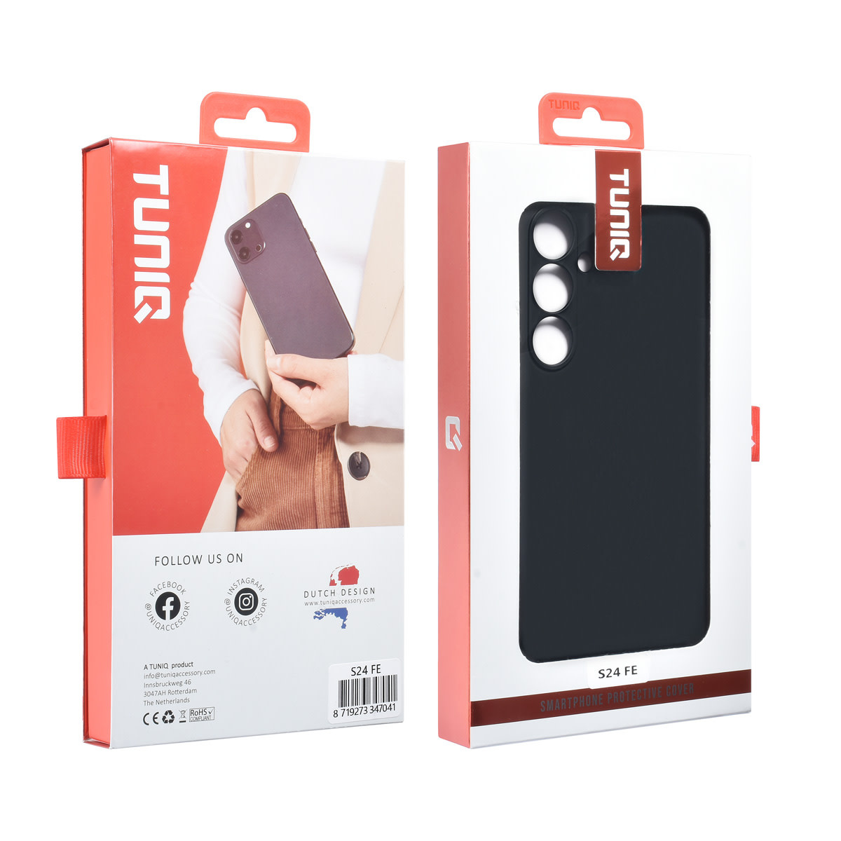 TUNIQ TUNIQ Galaxy S24 FE Backcover hoesje - Zwart, foto 5 van 5