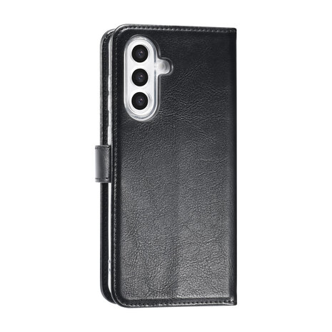 TUNIQ TUNIQ Galaxy A36 Book-Case hul - Kartenhalter für 3 Karten - Magnetverschluss - Aufhänger - Schwarz TUNIQ TUNIQ Galaxy A36 Book-Case hul - Kartenhalter für 3 Karten - Magnetverschluss - Aufhänger - Schwarz