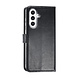 TUNIQ TUNIQ Galaxy A56 Book type case - Card holder for 3 cards - Magnetic closure - Hanger - Black TUNIQ TUNIQ Galaxy A56 Book type case - Card holder for 3 cards - Magnetic closure - Hanger - Black