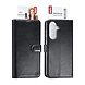 TUNIQ TUNIQ Galaxy A56 Book type case - Card holder for 3 cards - Magnetic closure - Hanger - Black TUNIQ TUNIQ Galaxy A56 Book type case - Card holder for 3 cards - Magnetic closure - Hanger - Black
