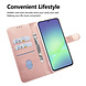 TUNIQ TUNIQ Galaxy A56 Book Case hoesje - Pasjeshouder voor 3 pasjes - Magneetsluiting - Hanger - Rose Gold TUNIQ TUNIQ Galaxy A56 Book Case hoesje - Pasjeshouder voor 3 pasjes - Magneetsluiting - Hanger - Rose Gold