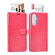 TUNIQ TUNIQ Galaxy A56 Book Case hoesje - Pasjeshouder voor 3 pasjes - Magneetsluiting - Hanger - Felroze TUNIQ TUNIQ Galaxy A56 Book Case hoesje - Pasjeshouder voor 3 pasjes - Magneetsluiting - Hanger - Felroze