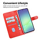 TUNIQ TUNIQ Galaxy A56 Book Case hoesje - Pasjeshouder voor 3 pasjes - Magneetsluiting - Hanger - Rood TUNIQ TUNIQ Galaxy A56 Book Case hoesje - Pasjeshouder voor 3 pasjes - Magneetsluiting - Hanger - Rood