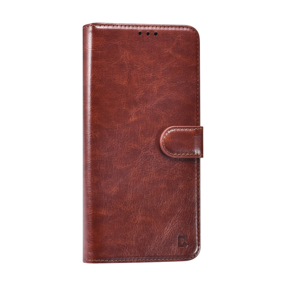 TUNIQ TUNIQ Galaxy A56 Book type case - Card holder for 3 cards - Magnetic closure - Hanger - Brown TUNIQ TUNIQ Galaxy A56 Book type case - Card holder for 3 cards - Magnetic closure - Hanger - Brown