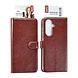 TUNIQ TUNIQ Galaxy A56 Book Case hoesje - Pasjeshouder voor 3 pasjes - Magneetsluiting - Hanger - Bruin TUNIQ TUNIQ Galaxy A56 Book Case hoesje - Pasjeshouder voor 3 pasjes - Magneetsluiting - Hanger - Bruin