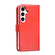 TUNIQ TUNIQ Galaxy S25 Book Case hoesje - Pasjeshouder voor 3 pasjes - Magneetsluiting - Hanger - Rood TUNIQ TUNIQ Galaxy S25 Book Case hoesje - Pasjeshouder voor 3 pasjes - Magneetsluiting - Hanger - Rood
