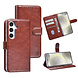 TUNIQ TUNIQ Galaxy S25 Book Case hoesje - Pasjeshouder voor 3 pasjes - Magneetsluiting - Hanger - Bruin TUNIQ TUNIQ Galaxy S25 Book Case hoesje - Pasjeshouder voor 3 pasjes - Magneetsluiting - Hanger - Bruin