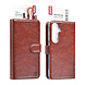 TUNIQ TUNIQ Galaxy S25 Book Case hoesje - Pasjeshouder voor 3 pasjes - Magneetsluiting - Hanger - Bruin TUNIQ TUNIQ Galaxy S25 Book Case hoesje - Pasjeshouder voor 3 pasjes - Magneetsluiting - Hanger - Bruin