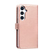 TUNIQ TUNIQ Galaxy S25 Plus Book Case hoesje - Rose Gold - Pasjeshouder voor 3 pasjes - Magneetsluiting - Hanger TUNIQ TUNIQ Galaxy S25 Plus Book Case hoesje - Rose Gold - Pasjeshouder voor 3 pasjes - Magneetsluiting - Hanger