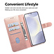 TUNIQ TUNIQ Galaxy S25 Plus Book Case hoesje - Rose Gold - Pasjeshouder voor 3 pasjes - Magneetsluiting - Hanger TUNIQ TUNIQ Galaxy S25 Plus Book Case hoesje - Rose Gold - Pasjeshouder voor 3 pasjes - Magneetsluiting - Hanger