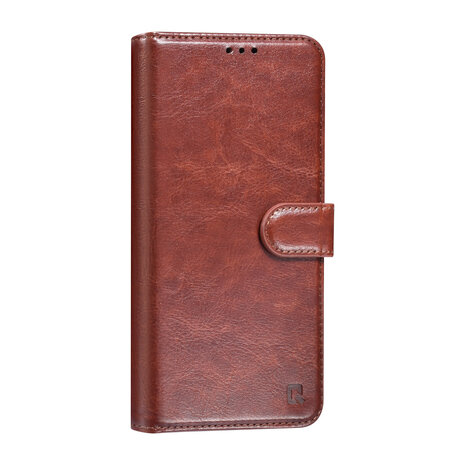 TUNIQ TUNIQ Galaxy S25 Plus Book type case - Card holder for 3 cards - Magnetic closure - Hanger - Brown TUNIQ TUNIQ Galaxy S25 Plus Book type case - Card holder for 3 cards - Magnetic closure - Hanger - Brown