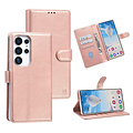 TUNIQ TUNIQ Galaxy S25 Ultra Book-Case hul - Kartenhalter für 3 Karten - Magnetverschluss - Aufhänger - Rose Gold