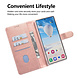 TUNIQ TUNIQ Galaxy S25 Ultra Book type housse - Porte-cartes pour 3 cartes - Fermeture magnétique - Cintre - Rose Gold TUNIQ TUNIQ Galaxy S25 Ultra Book type housse - Porte-cartes pour 3 cartes - Fermeture magnétique - Cintre - Rose Gold