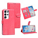 TUNIQ TUNIQ Galaxy S25 Ultra Book type housse - Porte-cartes pour 3 cartes - Fermeture magnétique - Cintre - Rose vif TUNIQ TUNIQ Galaxy S25 Ultra Book type housse - Porte-cartes pour 3 cartes - Fermeture magnétique - Cintre - Rose vif