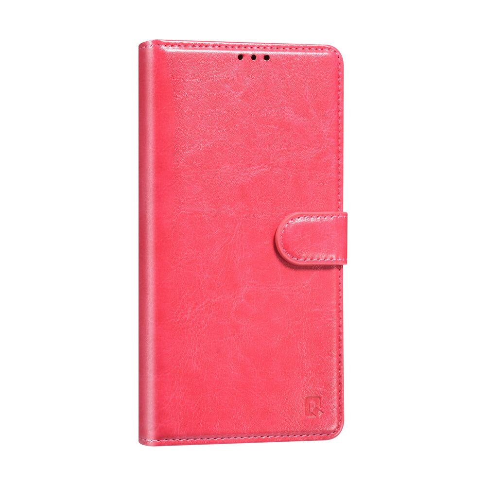 TUNIQ TUNIQ Galaxy S25 Ultra Book type housse - Porte-cartes pour 3 cartes - Fermeture magnétique - Cintre - Rose vif TUNIQ TUNIQ Galaxy S25 Ultra Book type housse - Porte-cartes pour 3 cartes - Fermeture magnétique - Cintre - Rose vif