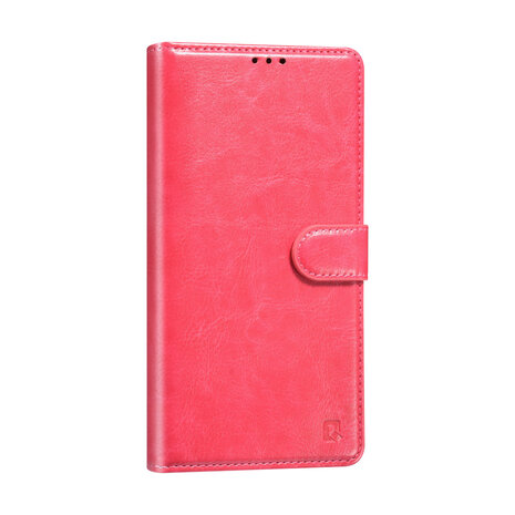 TUNIQ TUNIQ Galaxy S25 Ultra Book type case - Card holder for 3 cards - Magnetic closure - Hanger - Hot Pink TUNIQ TUNIQ Galaxy S25 Ultra Book type case - Card holder for 3 cards - Magnetic closure - Hanger - Hot Pink