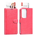 TUNIQ TUNIQ Galaxy S25 Ultra Book type housse - Porte-cartes pour 3 cartes - Fermeture magnétique - Cintre - Rose vif TUNIQ TUNIQ Galaxy S25 Ultra Book type housse - Porte-cartes pour 3 cartes - Fermeture magnétique - Cintre - Rose vif