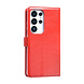 TUNIQ TUNIQ Galaxy S25 Ultra Book type housse - Porte-cartes pour 3 cartes - Fermeture magnétique - Cintre - Rouge TUNIQ TUNIQ Galaxy S25 Ultra Book type housse - Porte-cartes pour 3 cartes - Fermeture magnétique - Cintre - Rouge