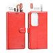 TUNIQ TUNIQ Galaxy S25 Ultra Book type housse - Porte-cartes pour 3 cartes - Fermeture magnétique - Cintre - Rouge TUNIQ TUNIQ Galaxy S25 Ultra Book type housse - Porte-cartes pour 3 cartes - Fermeture magnétique - Cintre - Rouge