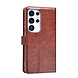 TUNIQ TUNIQ Galaxy S25 Ultra Book type housse - Porte-cartes pour 3 cartes - Fermeture magnétique - Cintre - Marron TUNIQ TUNIQ Galaxy S25 Ultra Book type housse - Porte-cartes pour 3 cartes - Fermeture magnétique - Cintre - Marron