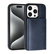 TUNIQ TUNIQ iPhone 15 Pro Back cover case - with removable card holder - Blue TUNIQ TUNIQ iPhone 15 Pro Back cover case - with removable card holder - Blue