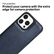TUNIQ TUNIQ iPhone 15 Pro Max Back cover case - with removable card holder - Blue TUNIQ TUNIQ iPhone 15 Pro Max Back cover case - with removable card holder - Blue