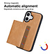 TUNIQ TUNIQ iPhone 16 Backcover hoesje - met afneembare Pasjeshouder - Goud TUNIQ TUNIQ iPhone 16 Backcover hoesje - met afneembare Pasjeshouder - Goud