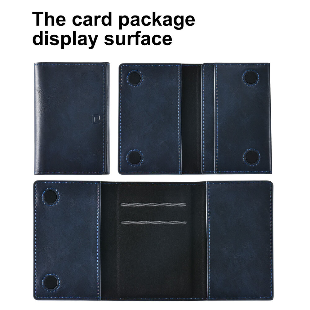 TUNIQ TUNIQ iPhone 16 Back cover coque - avec porte-carte amovible - Bleu TUNIQ TUNIQ iPhone 16 Back cover coque - avec porte-carte amovible - Bleu