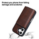 TUNIQ TUNIQ iPhone 16 Backcover hoesje - met afneembare Pasjeshouder - Bruin TUNIQ TUNIQ iPhone 16 Backcover hoesje - met afneembare Pasjeshouder - Bruin
