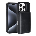 TUNIQ TUNIQ iPhone 16 Pro Backcover hoesje - met afneembare Pasjeshouder - Zwart