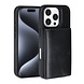 TUNIQ TUNIQ iPhone 16 Pro Back cover case - with removable card holder - Black TUNIQ TUNIQ iPhone 16 Pro Back cover case - with removable card holder - Black